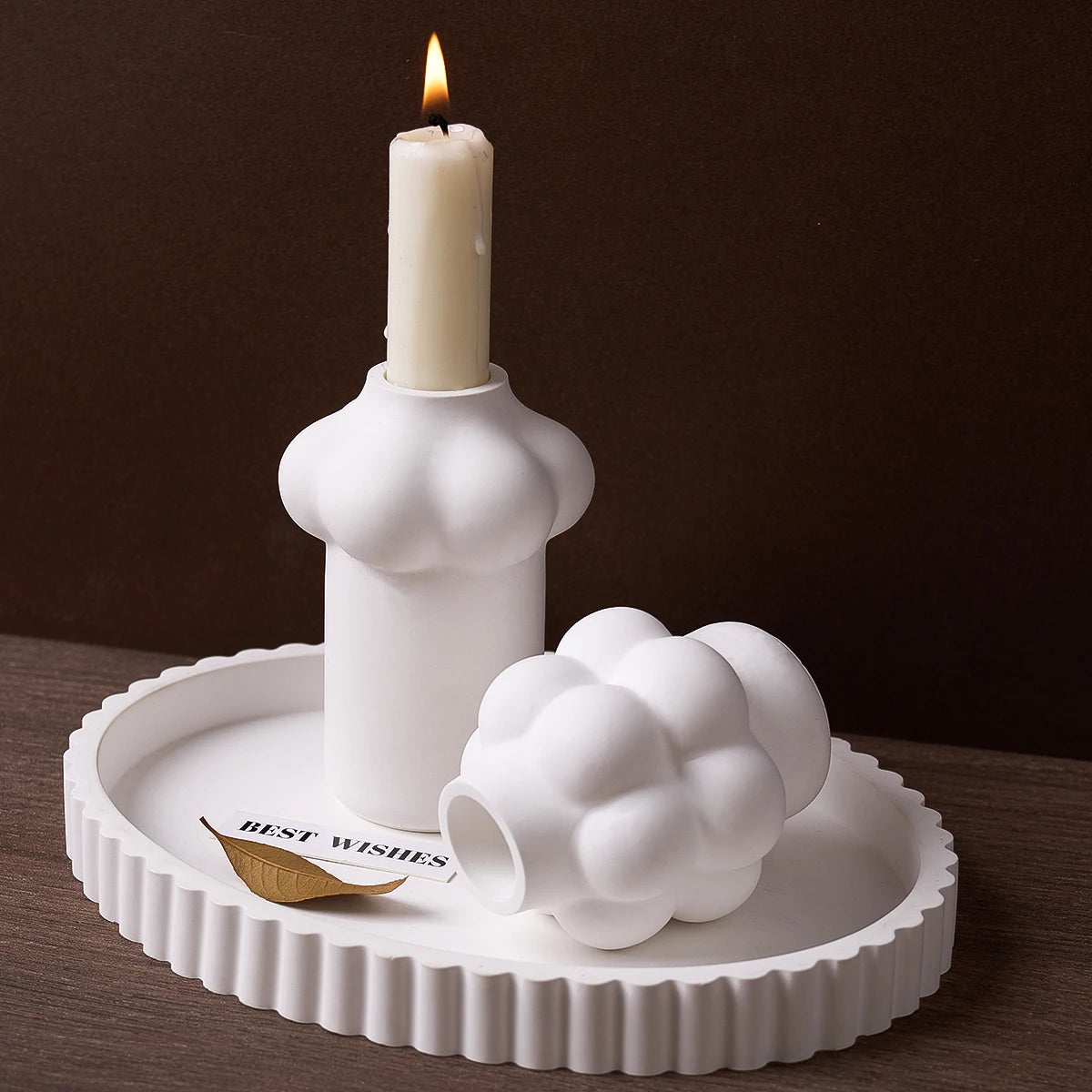 Bubble Cloud Vase Silicone Mold.