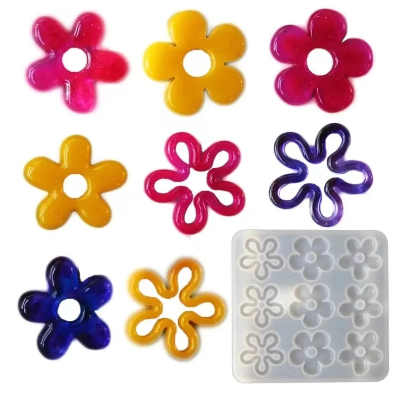 9 Cavity Petal Silicone Mold