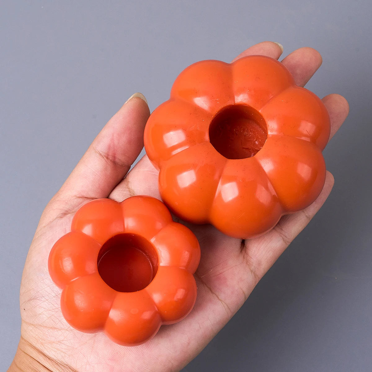 Pumpkin Candle Holder Silicone Mold