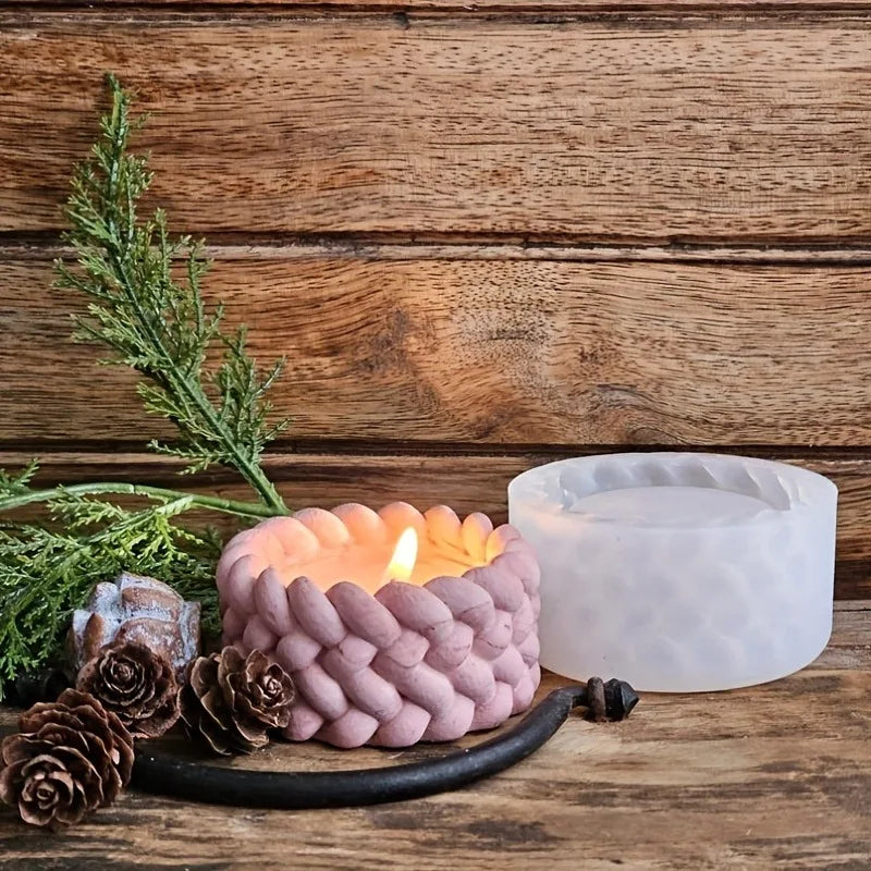 Braided Rope Candle Cup Mold