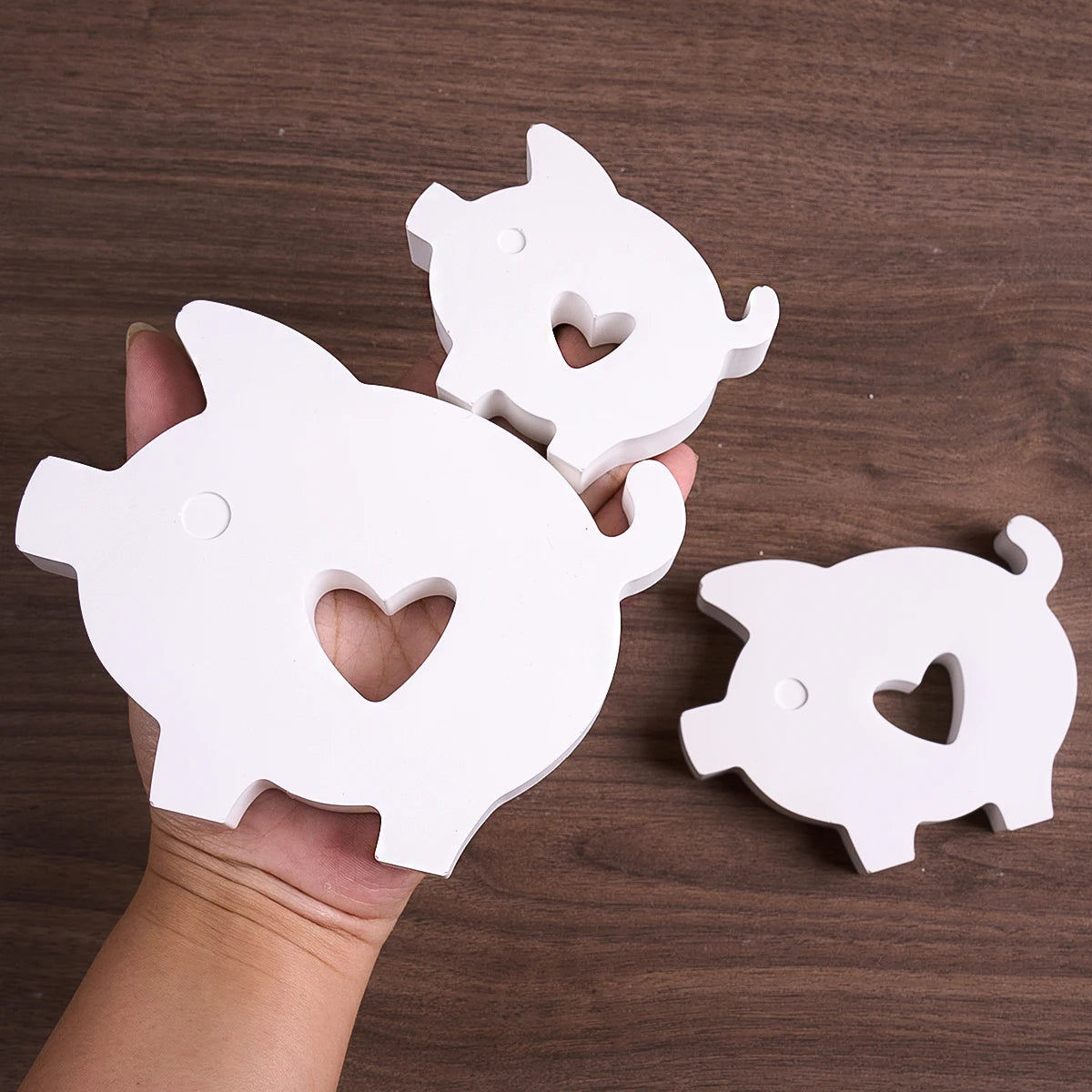 Heartfelt Piggy Silicone Mold