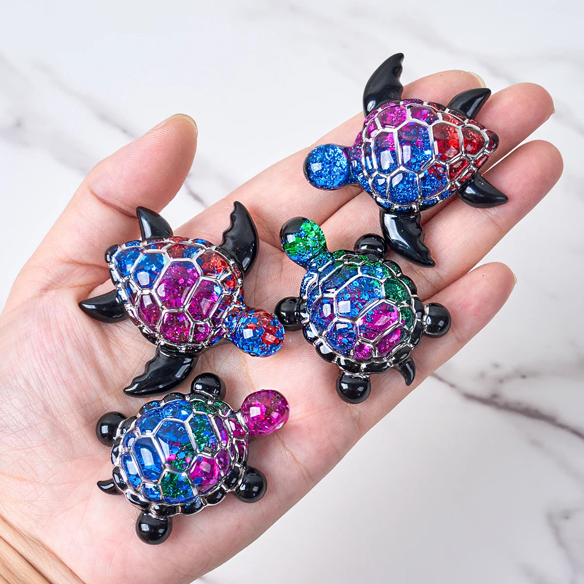 Mini Sea Turtle Silicone Mold for Resin Ornaments