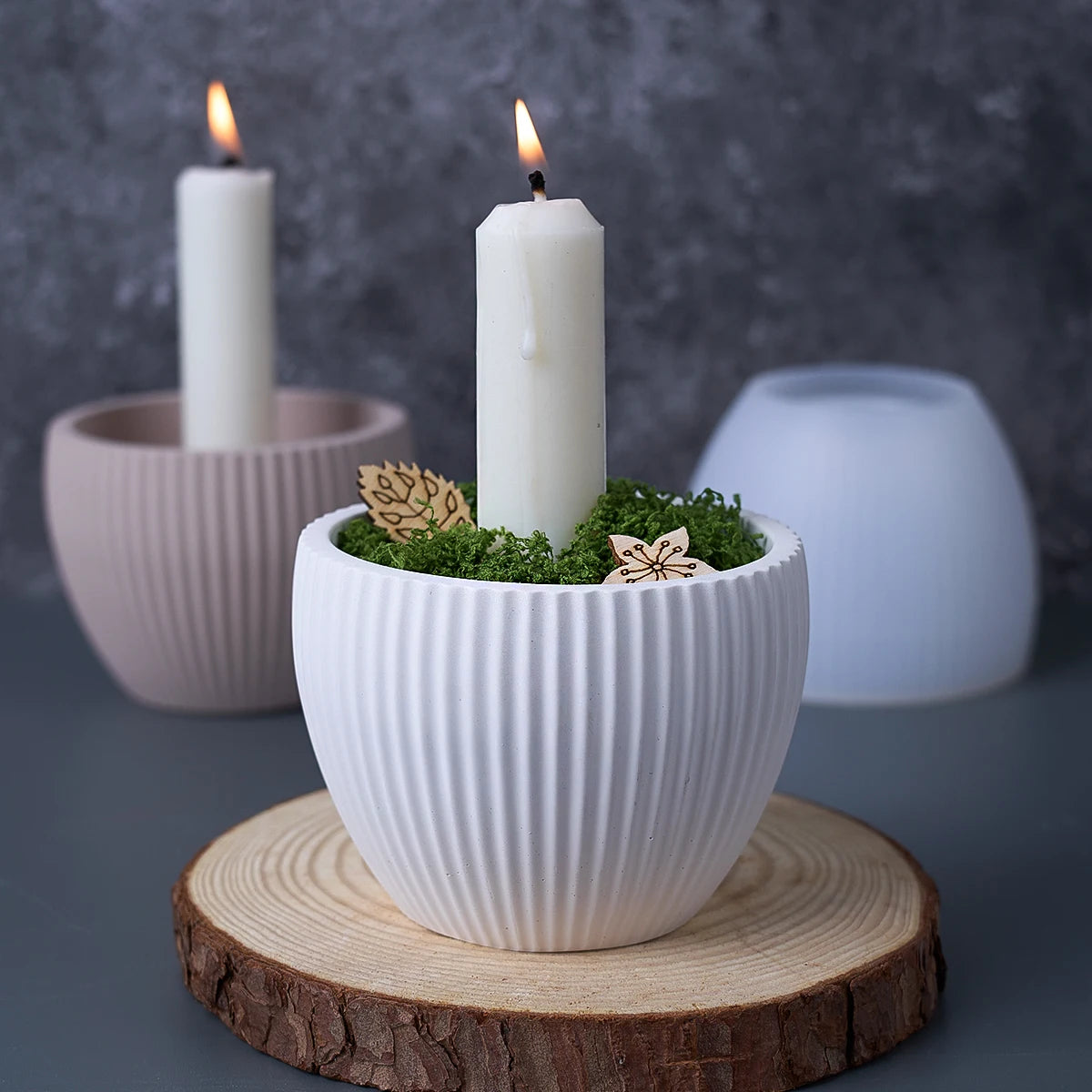 Candle Holder Candle Cup Silicone Mold.
