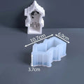 Ghostly House Ornament Silicone Mold