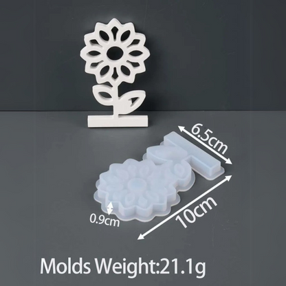 Hollow Floral Planter Ornament Silicone Mold