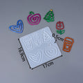 Resin Bookmark & Paperclip Silicone Mold Style B