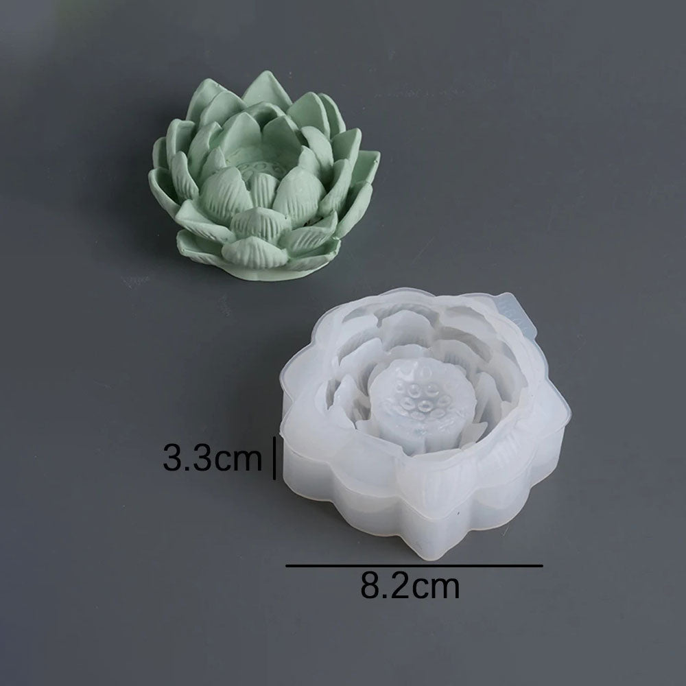 Succulent Candle Silicone Mold Series