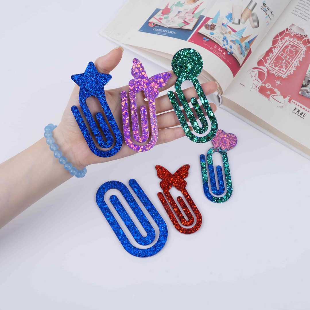 Paper Clip Bookmark Silicone Mold