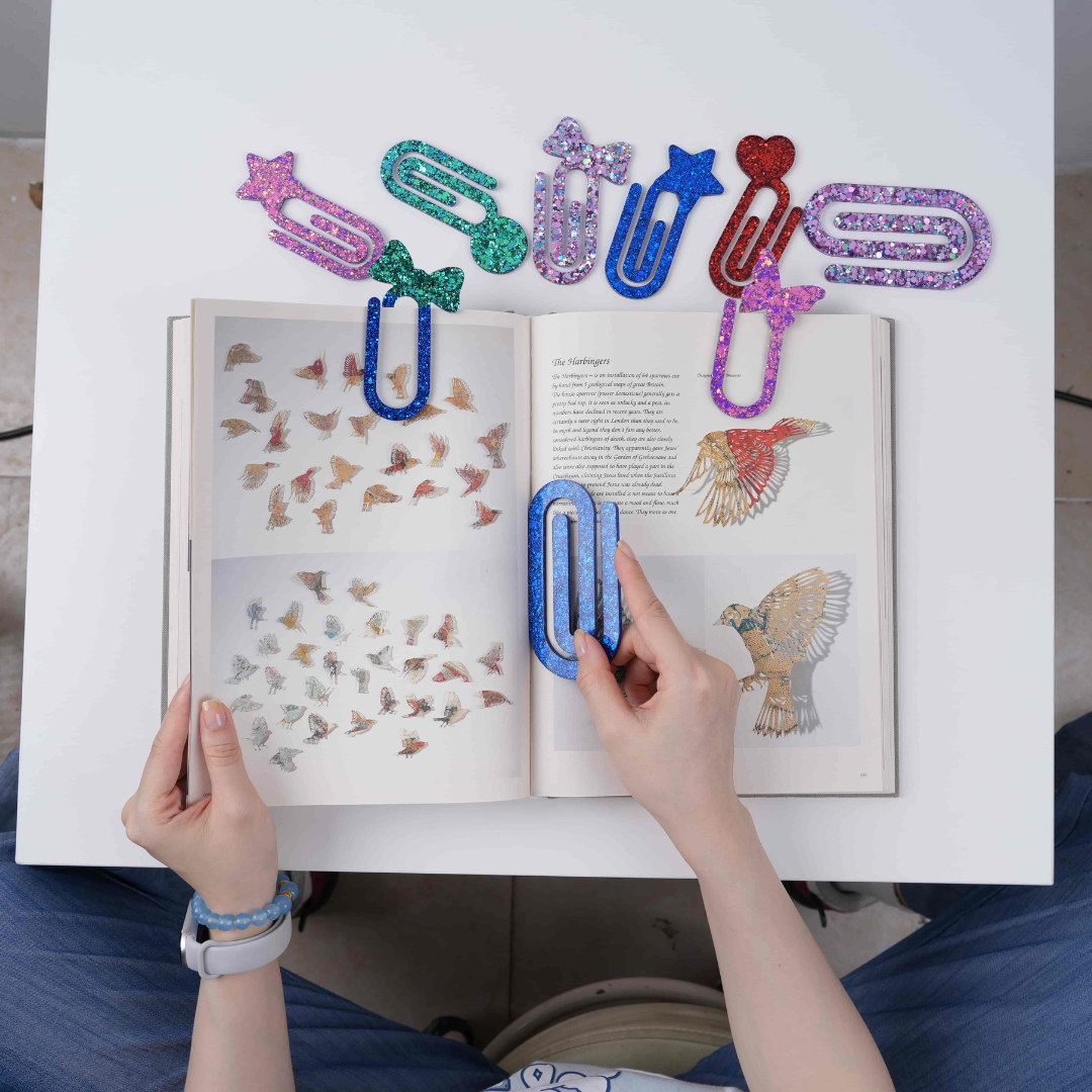 Paper Clip Bookmark Silicone Mold