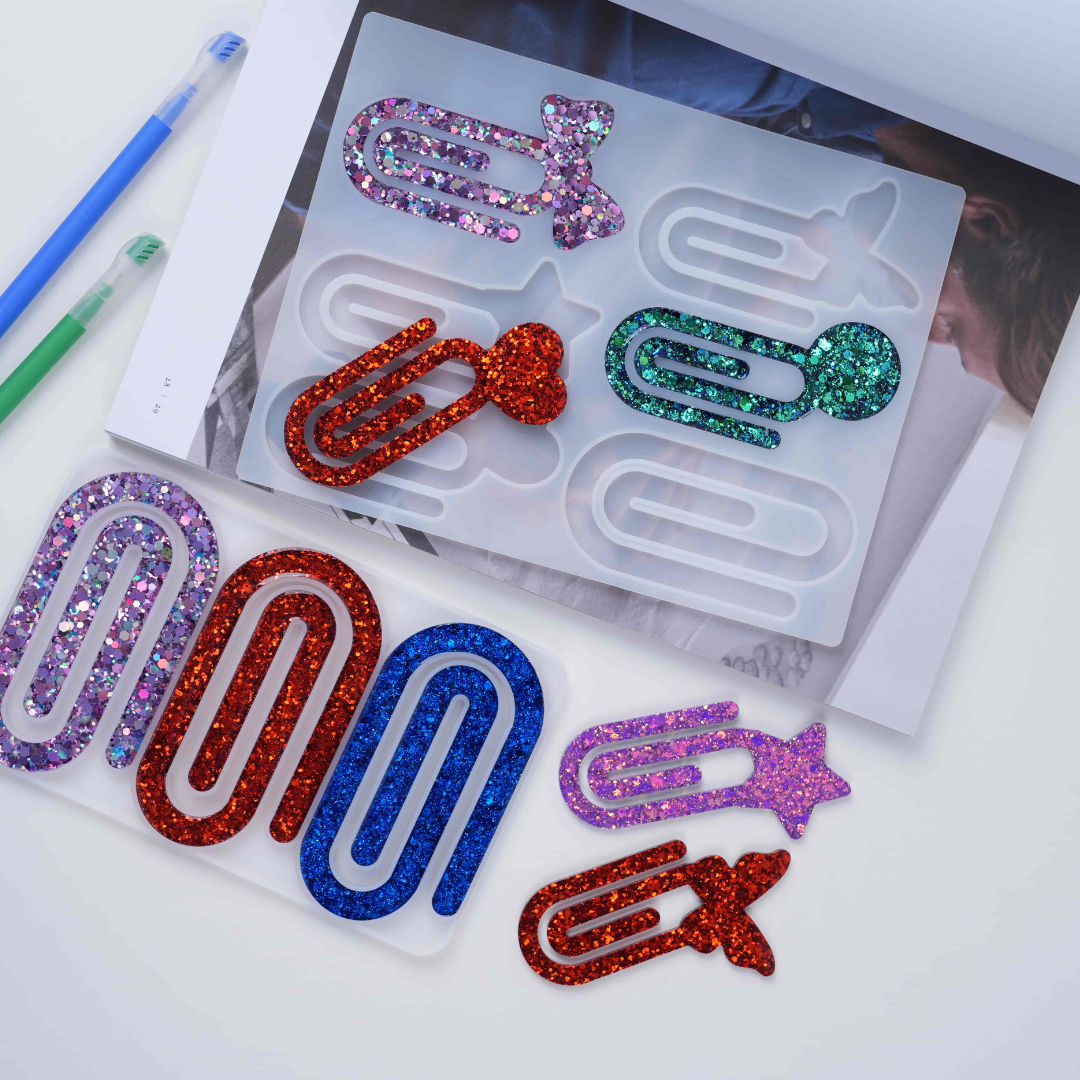 Paper Clip Bookmark Silicone Mold
