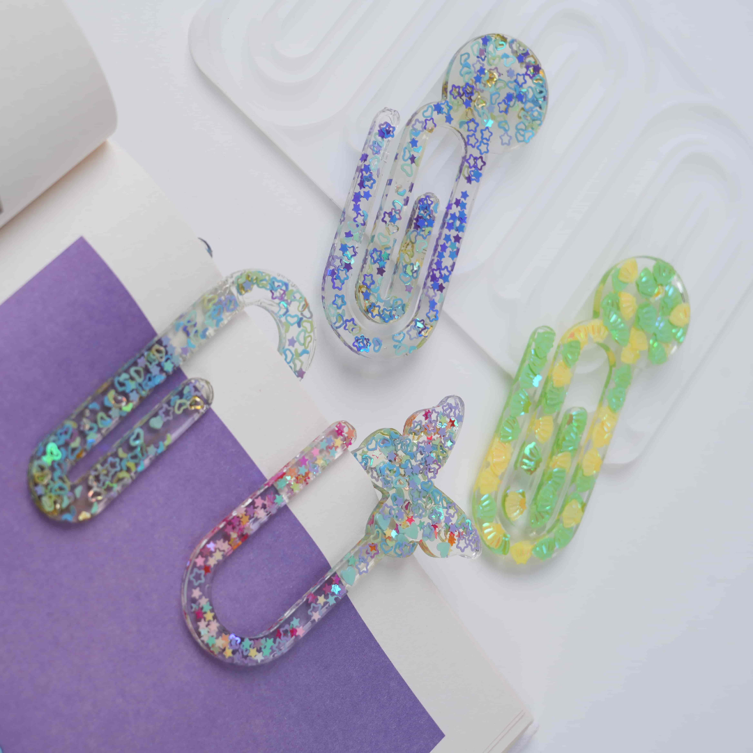 Paper Clip Bookmark Silicone Mold