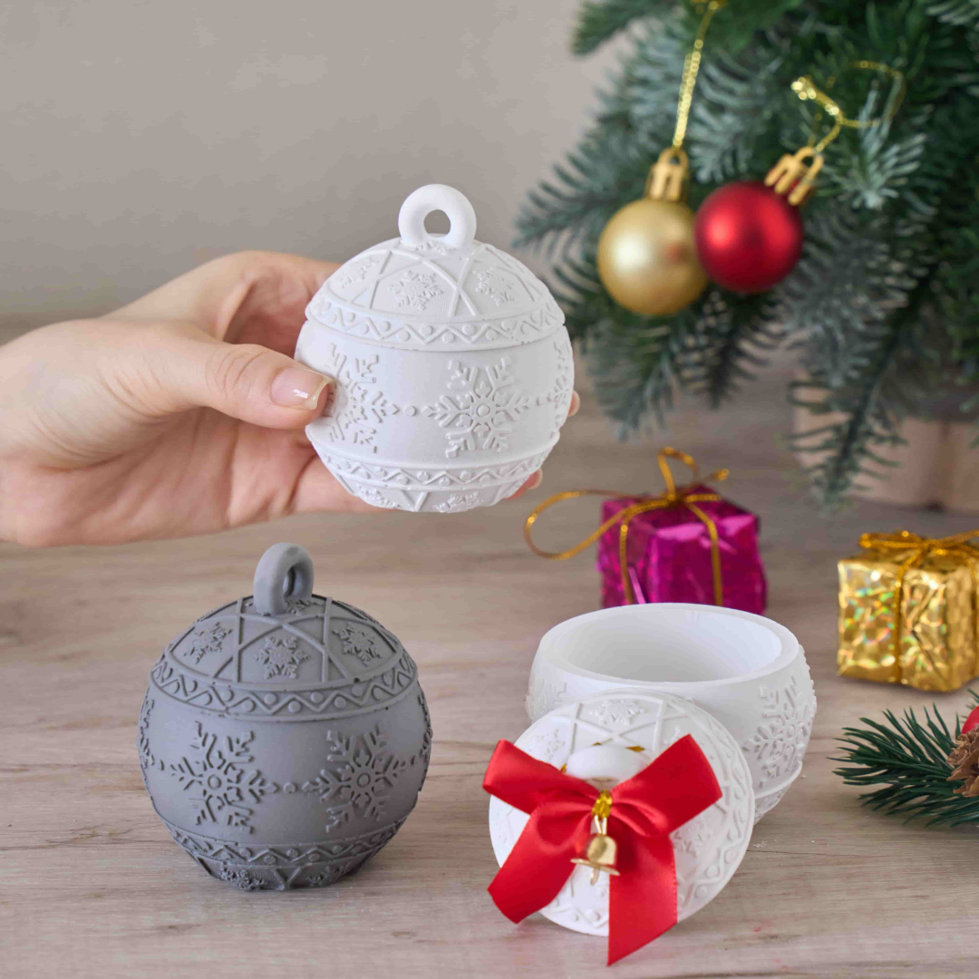 Christmas Ornament Box Silicone Mold
