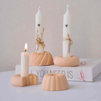 Pudding & Donut Candle Holder Silicone Mold Set