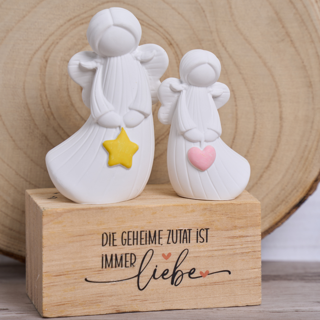 3D Angel Figurine Silicone Mold Set (2pcs)