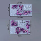 Zodiac Constellation Keychain Silicone Mold Set (2pcs)