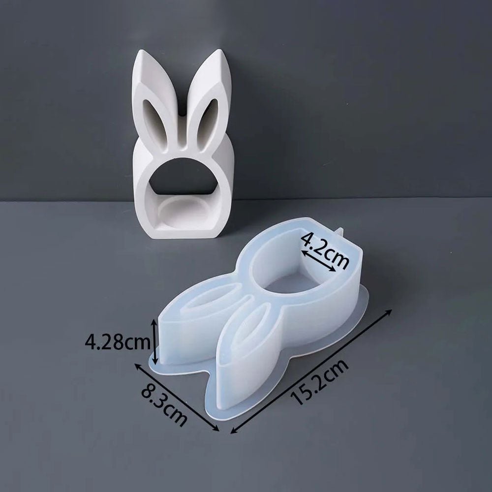 Hollow Bunny Egg Tea Light Holder Mold Hollow Bunny