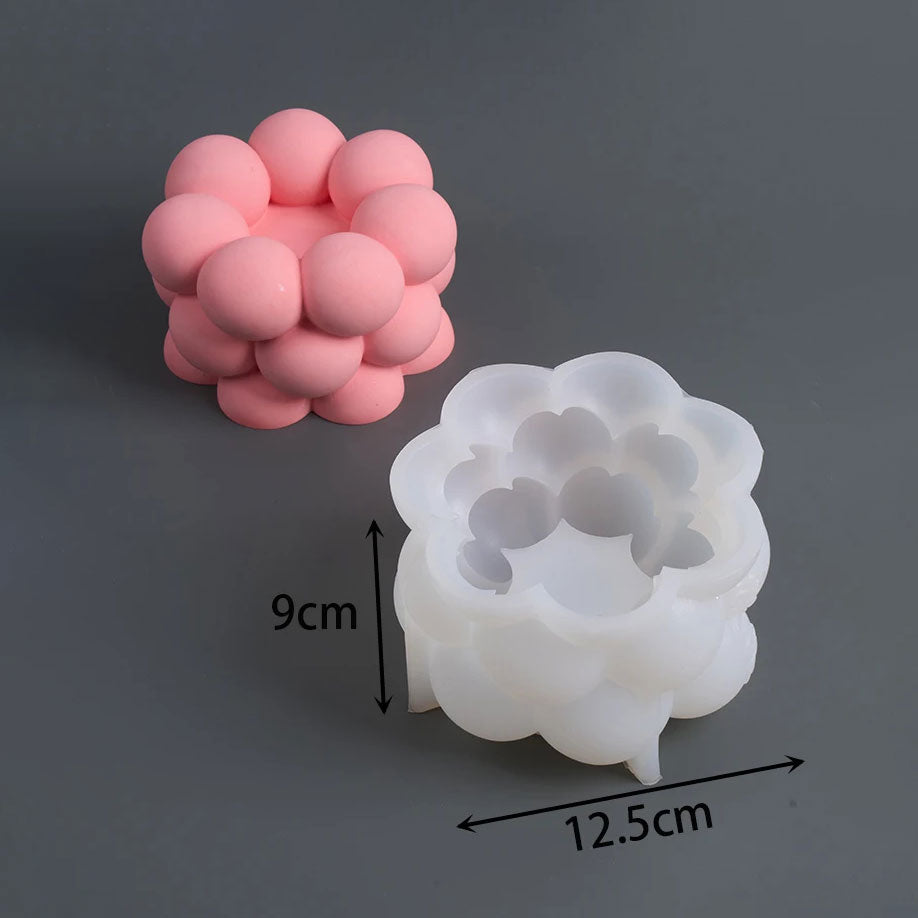 Bubble Candle Holder Silicone Mold