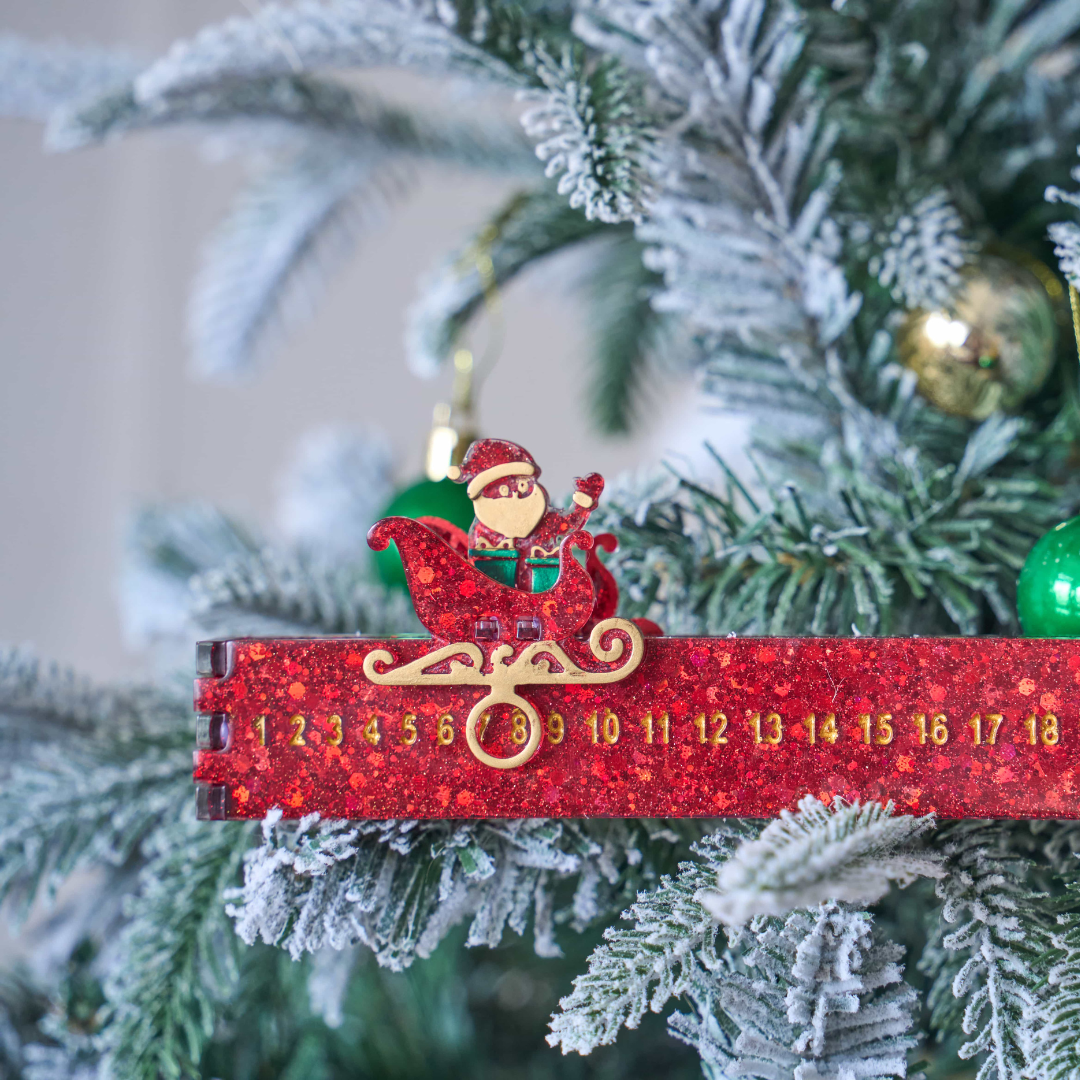 Santa Claus Christmas Countdown Light Silicone Mold