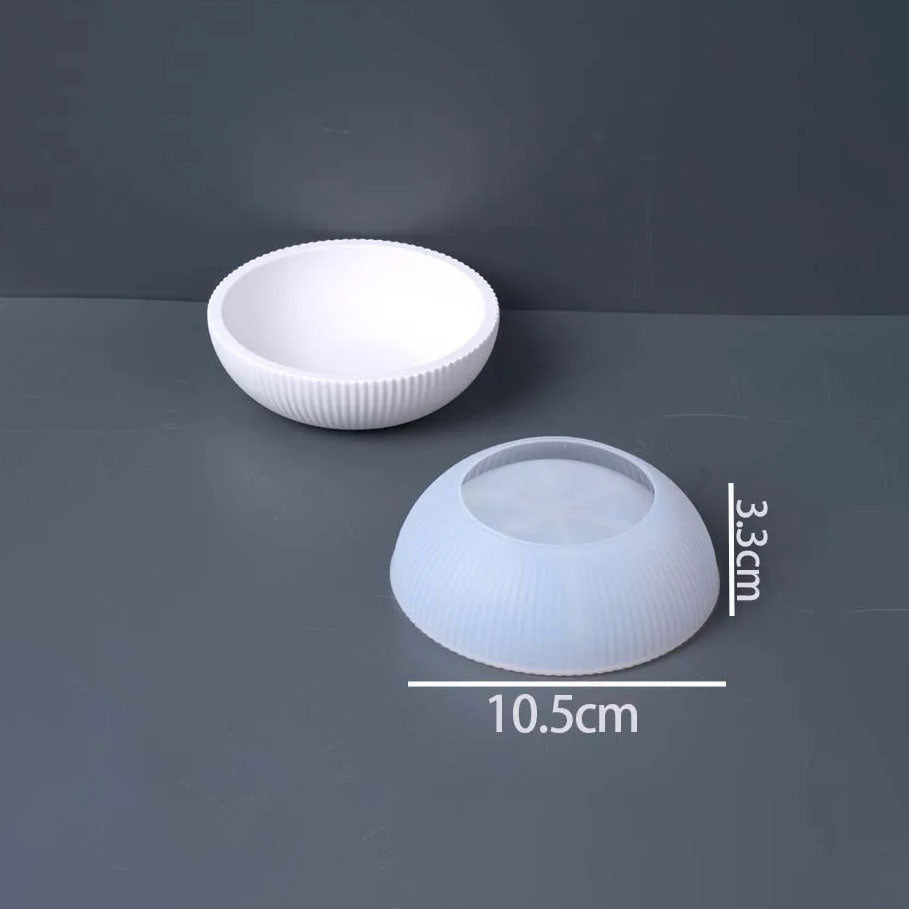 Striven Flute Bowl Silicone Mold small