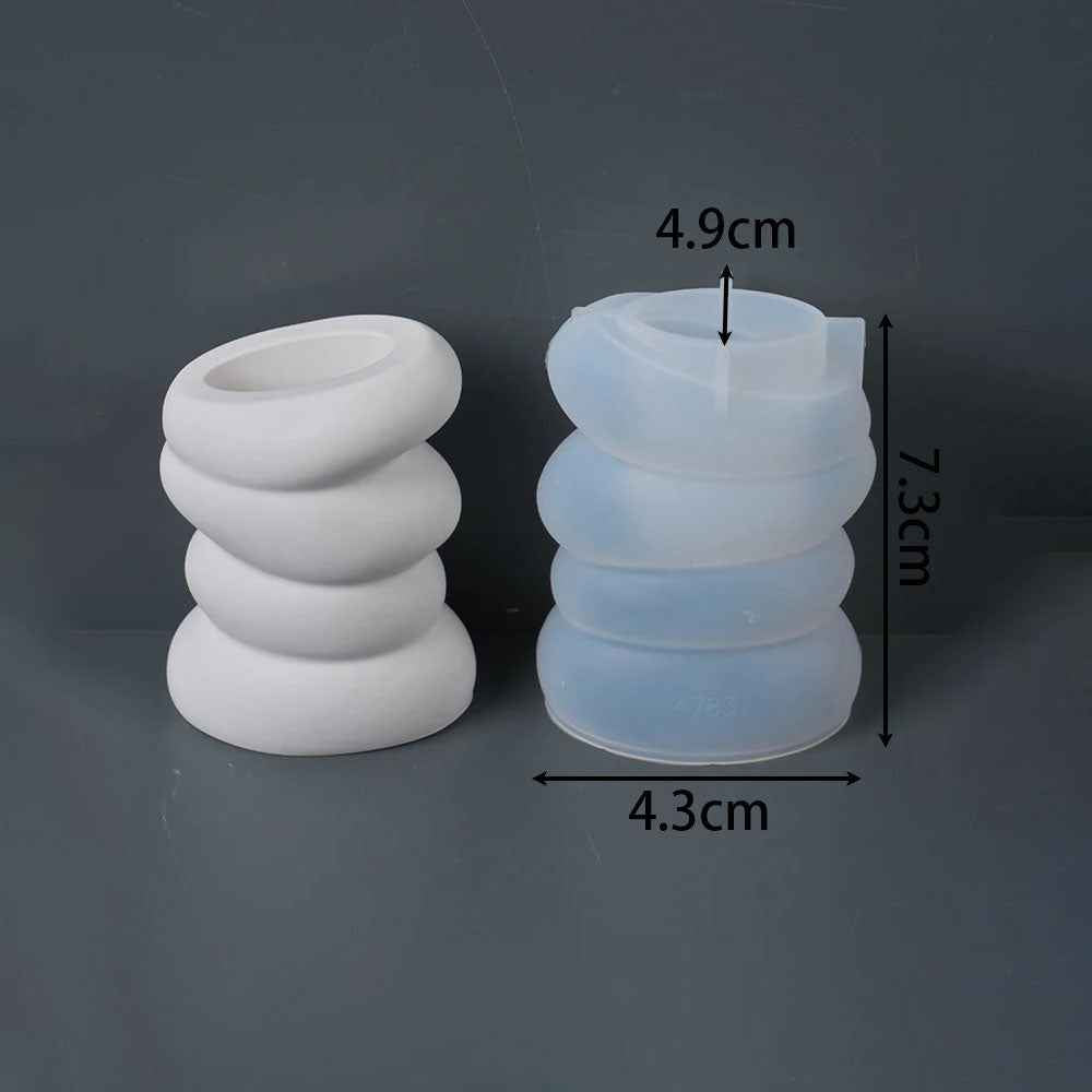 Toro Ring Vase Silicone Mold