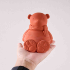 Cartoon Bear Candle Jar Silicone Molds Set