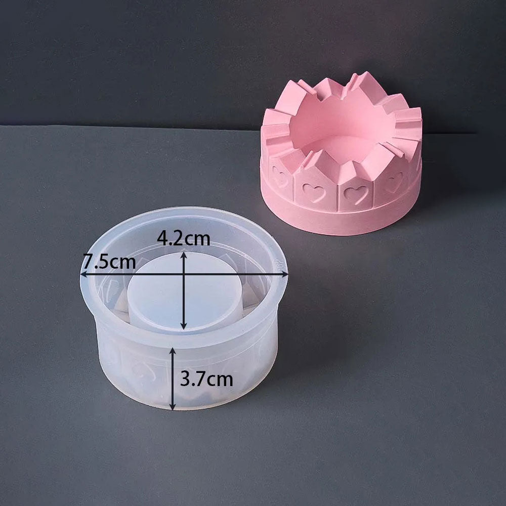 Heartkeep Castle Jar Silicone Mold