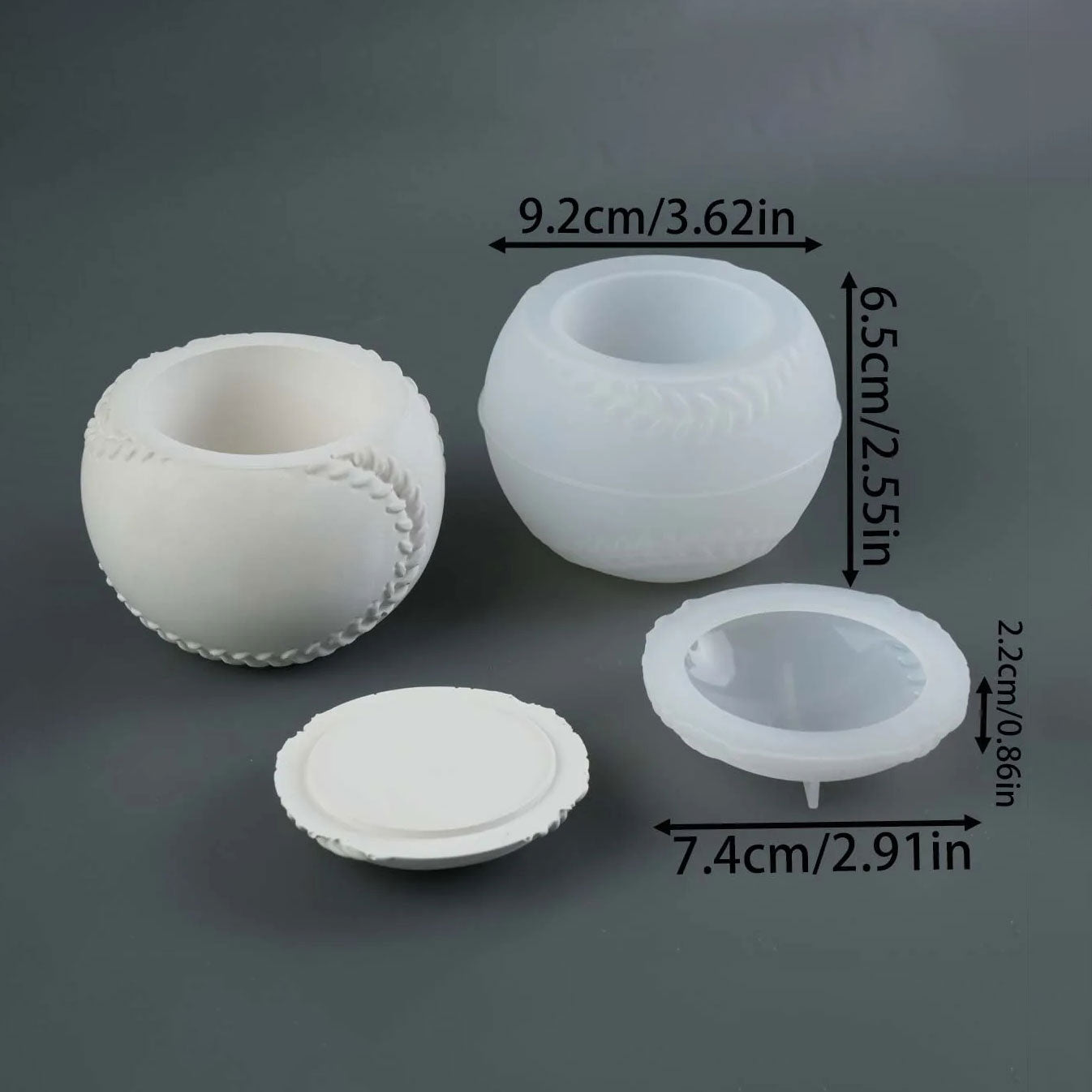 Stitva Seam Baseball Silicone Mold