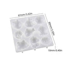 Marella Pebble Sea Creature Silicone Mold