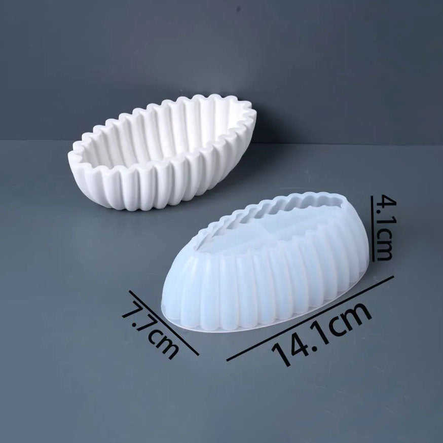 Coralun Ripple Hull Silicone Mold
