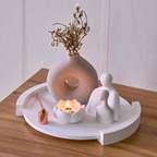 Lunara Round Tray Mold Set