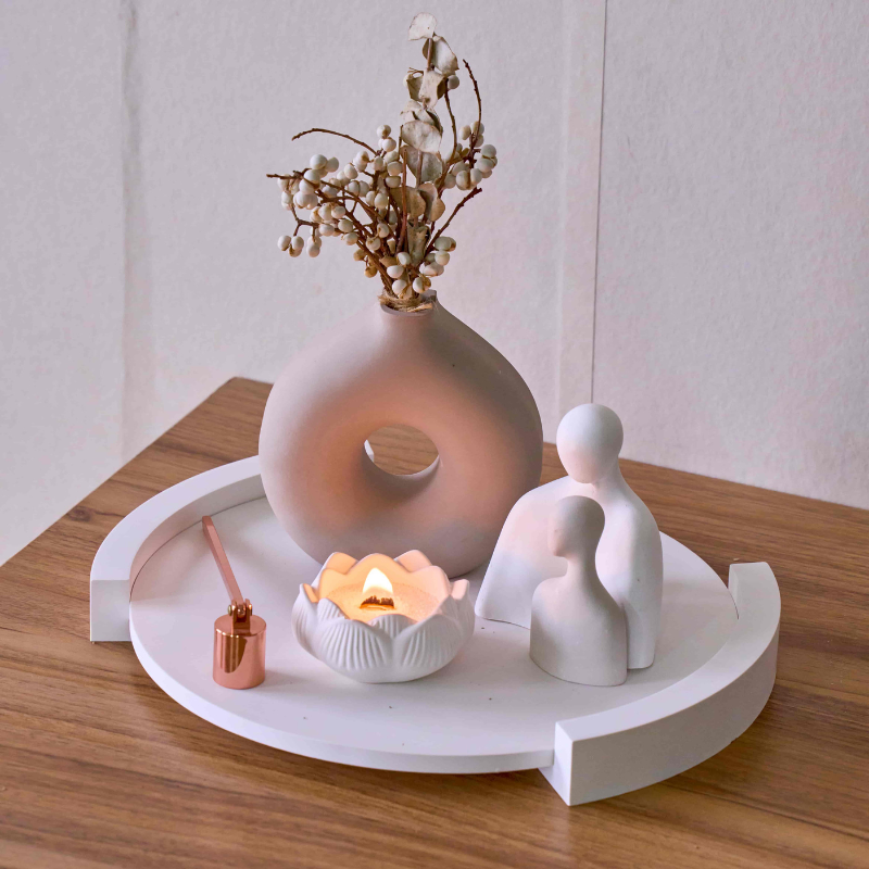 Lunara Round Tray Mold Set