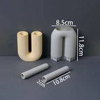 Strael Flute U-Vase Silicone Mold