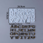 Alphabet Letter Resin Mold Set (A–Z)