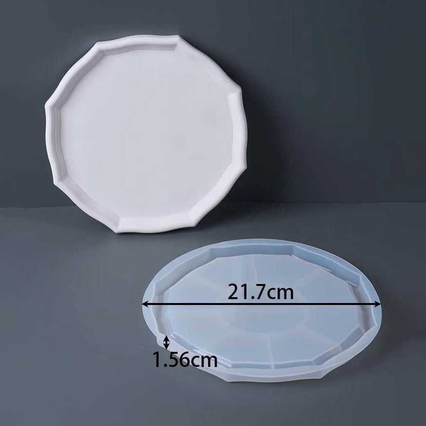 Large Octagonal Tray Silicone Mold