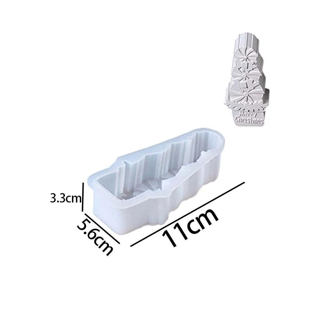 Swirlow Confection Holiday Silicone Candle Mold Swirl Candy Tree