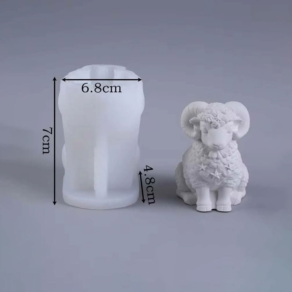 Arvion Curl Ram Silicone Mold