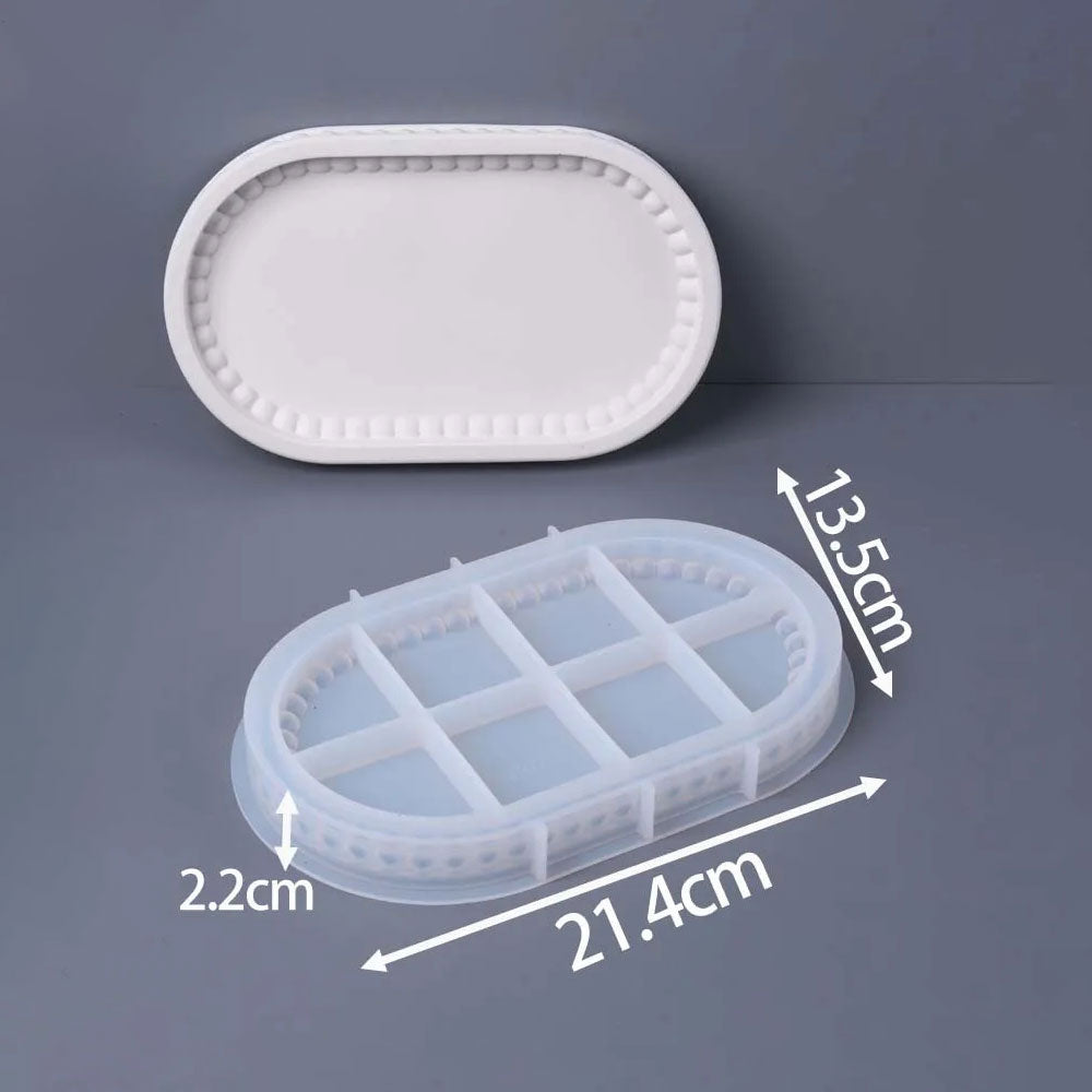 Halo Bead Silicone Tray Mold Large