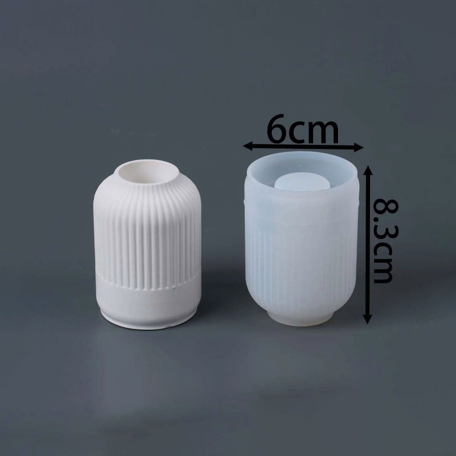 Linevra Flute Vase Silicone Mold