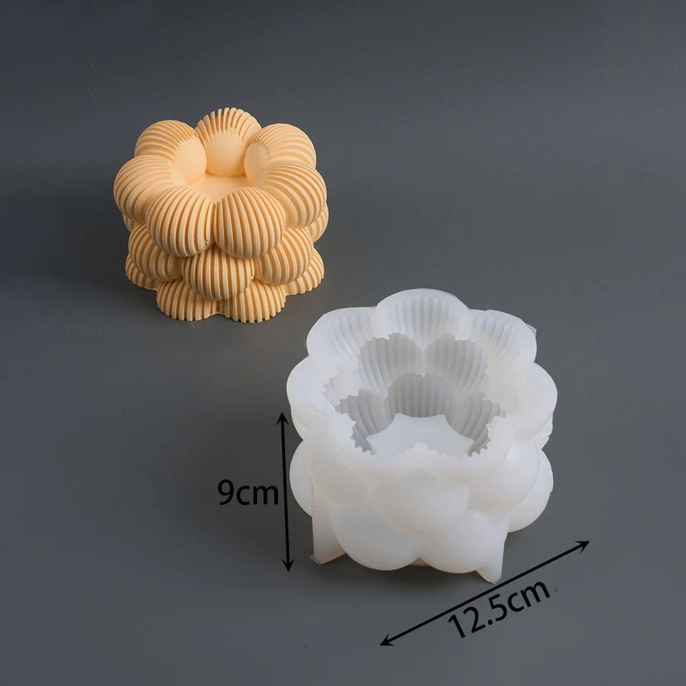 Bubble Candle Holder Silicone Mold