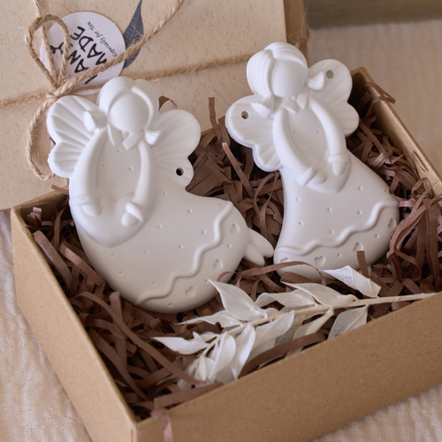 2-Pieces Angel Hanging Silicone Mold Set