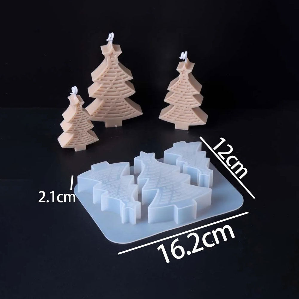 Silvun Grove Christmas Tree Silicone Candle Mold Bough