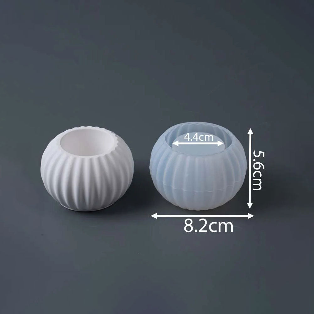 Strial Bulb Candle Cup Silicone Mold Medium