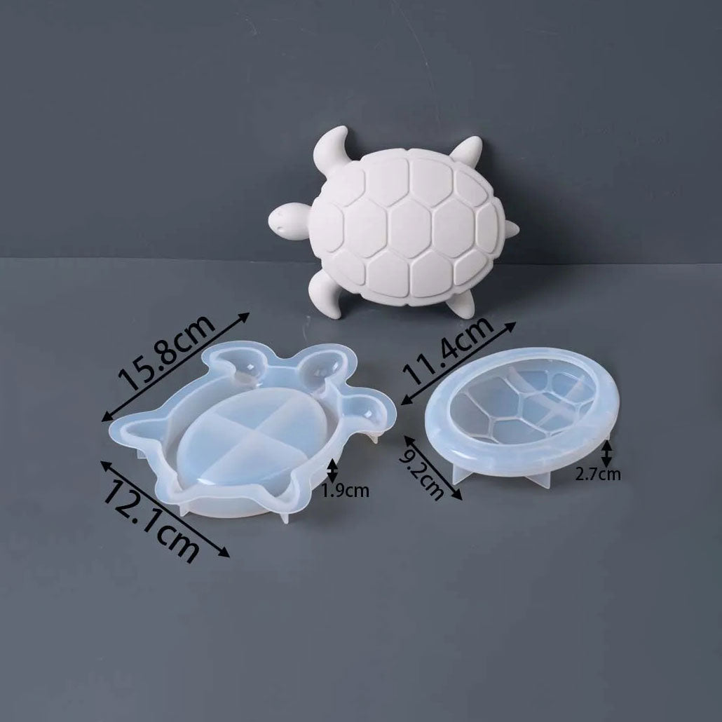 Cariva Shell Box Silicone Mold Turtle