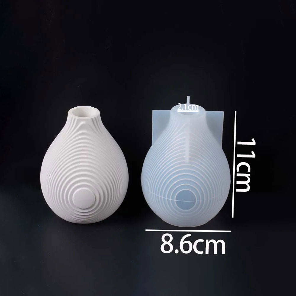 Ondara Contour Vase Silicone Mold Bulb