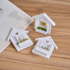 House Window Flower Box Silicone Mold Set for Resin or Plaster Crafts