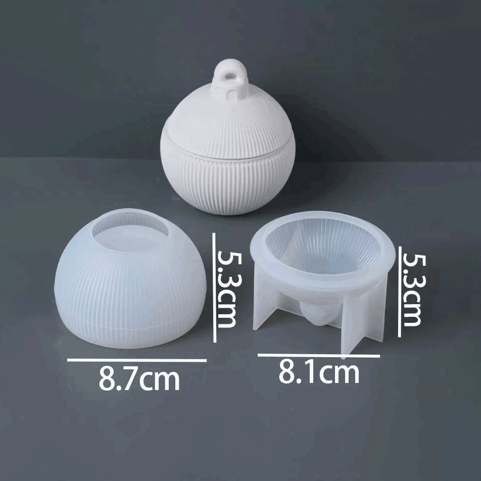 Tholan Loop Ornament Jar Silicone Mold