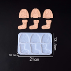 Linora Hanging Christmas Ornament Silicone Mold Set