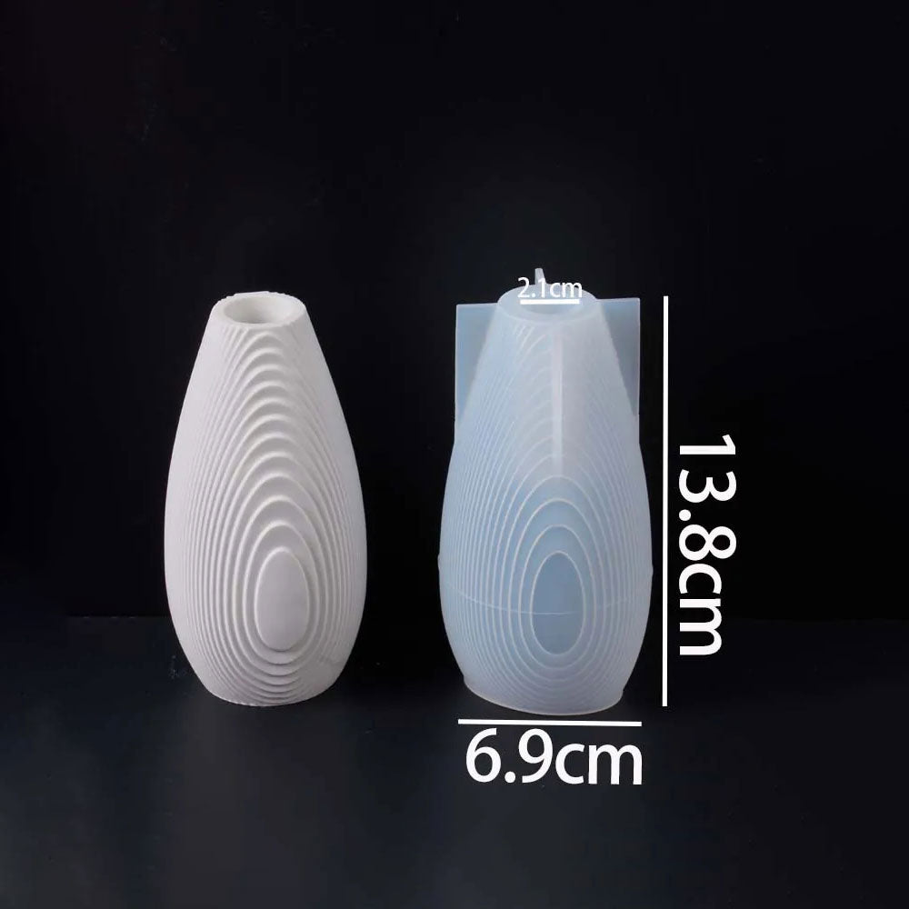 Ondara Contour Vase Silicone Mold Spire