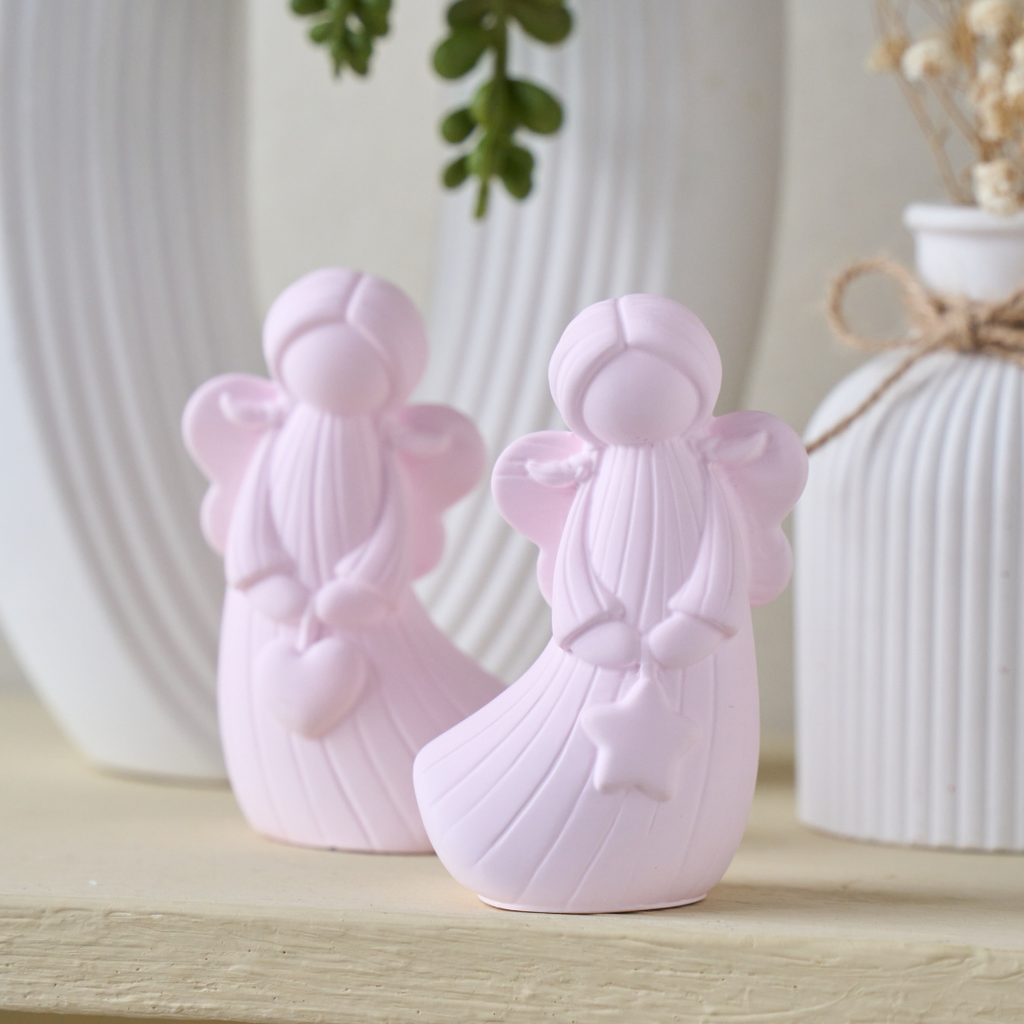 3D Angel Figurine Silicone Mold Set (2pcs)