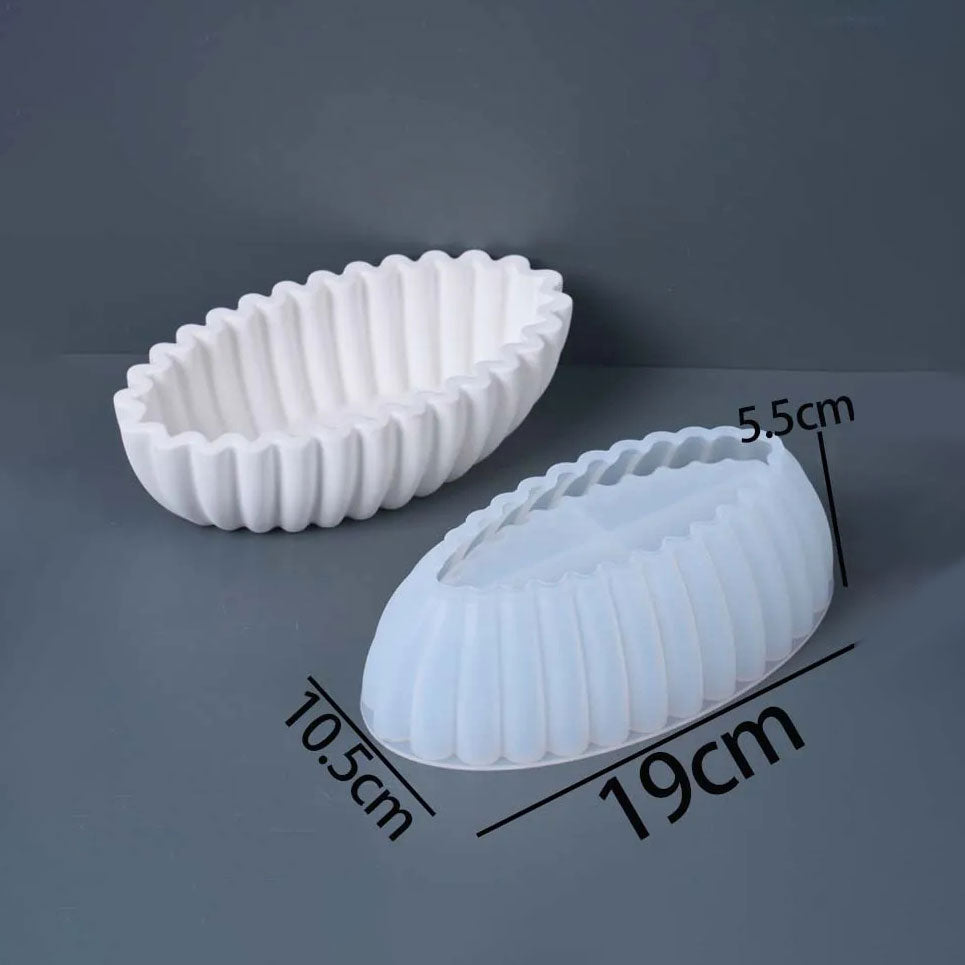 Coralun Ripple Hull Silicone Mold